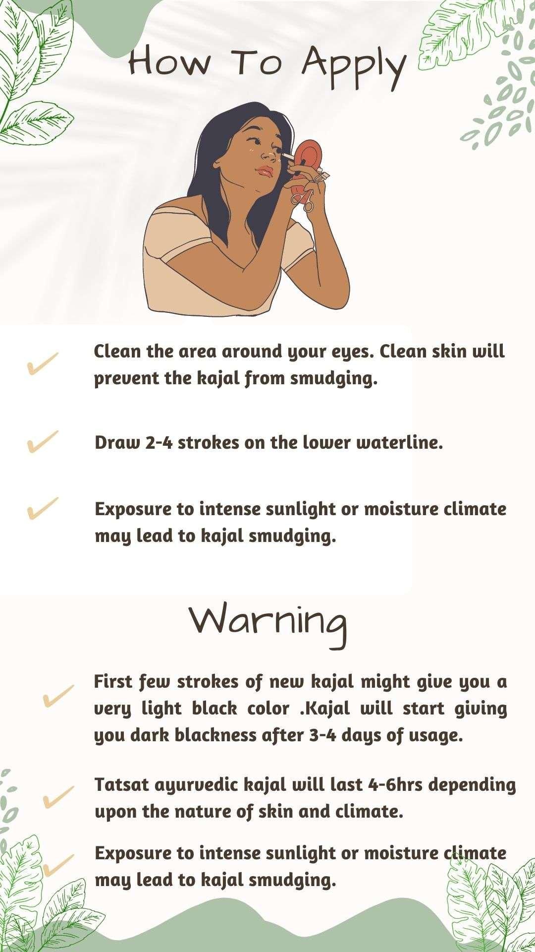 Natural Ayurvedic kajal Pencil  9