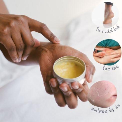 Exquisite Creamy Lip nourishing balm with Shata dhauta ghrita 11