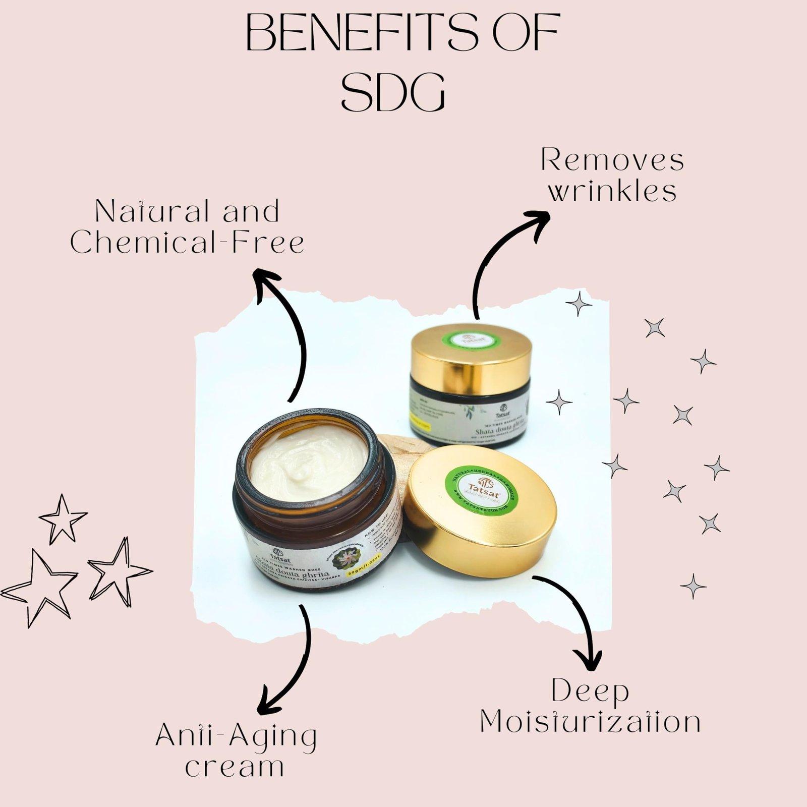 Tatsat 100 Times Washed Desi Cow A2 Ghee Moisturizing Cream infused with Rose essential oil 13