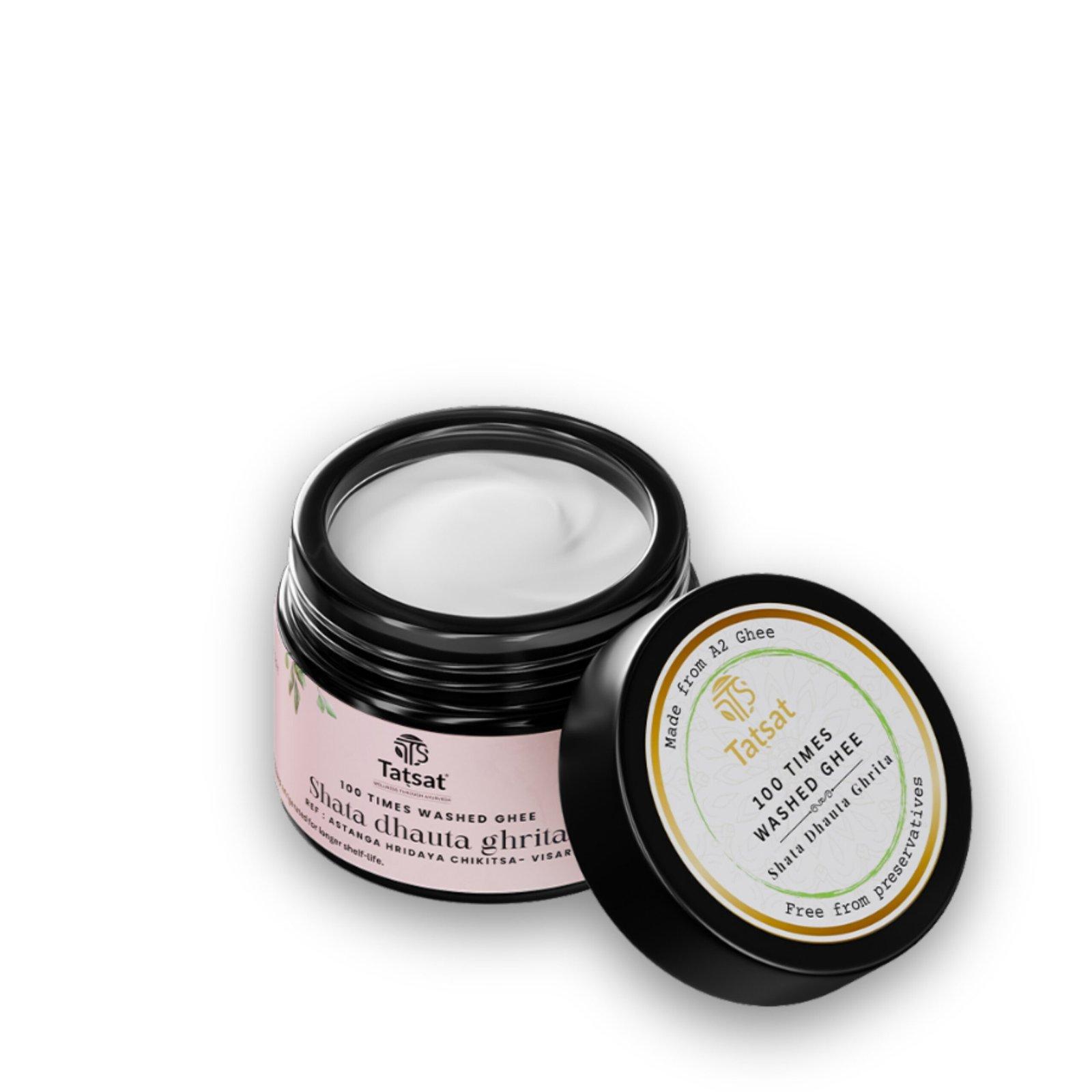 Tatsat Shata Dhauta Ghrita -100 Times Washed Desi Cow A2 Ghee moisturizing cream
