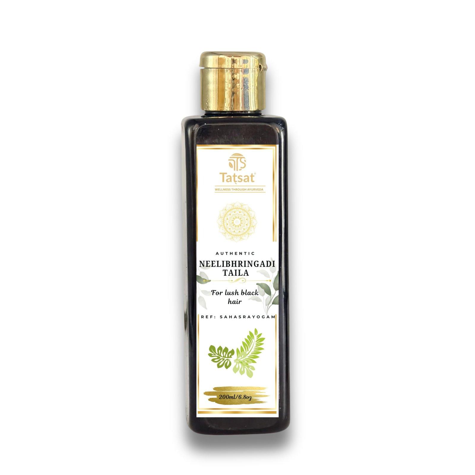 Neelibhringadi classical ayurvedic hair oil for lush black hair
