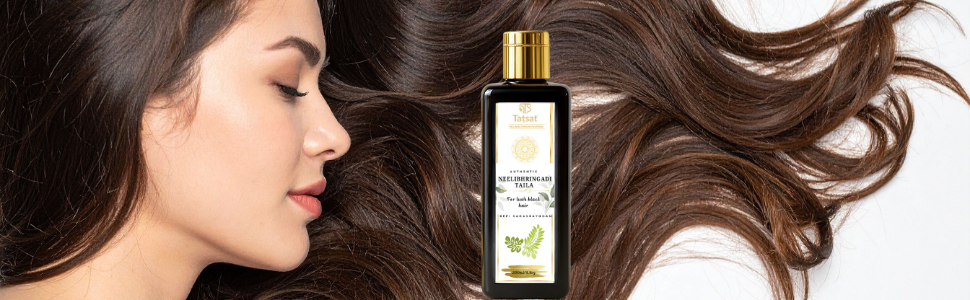 Neelibhringadi classical ayurvedic hair oil for lush black hair 3