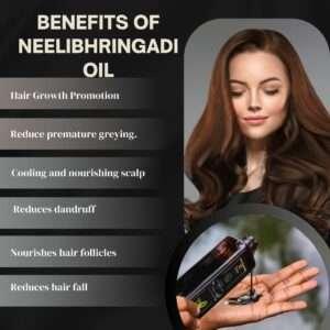 Neelibhringadi classical ayurvedic hair oil for lush black hair 5
