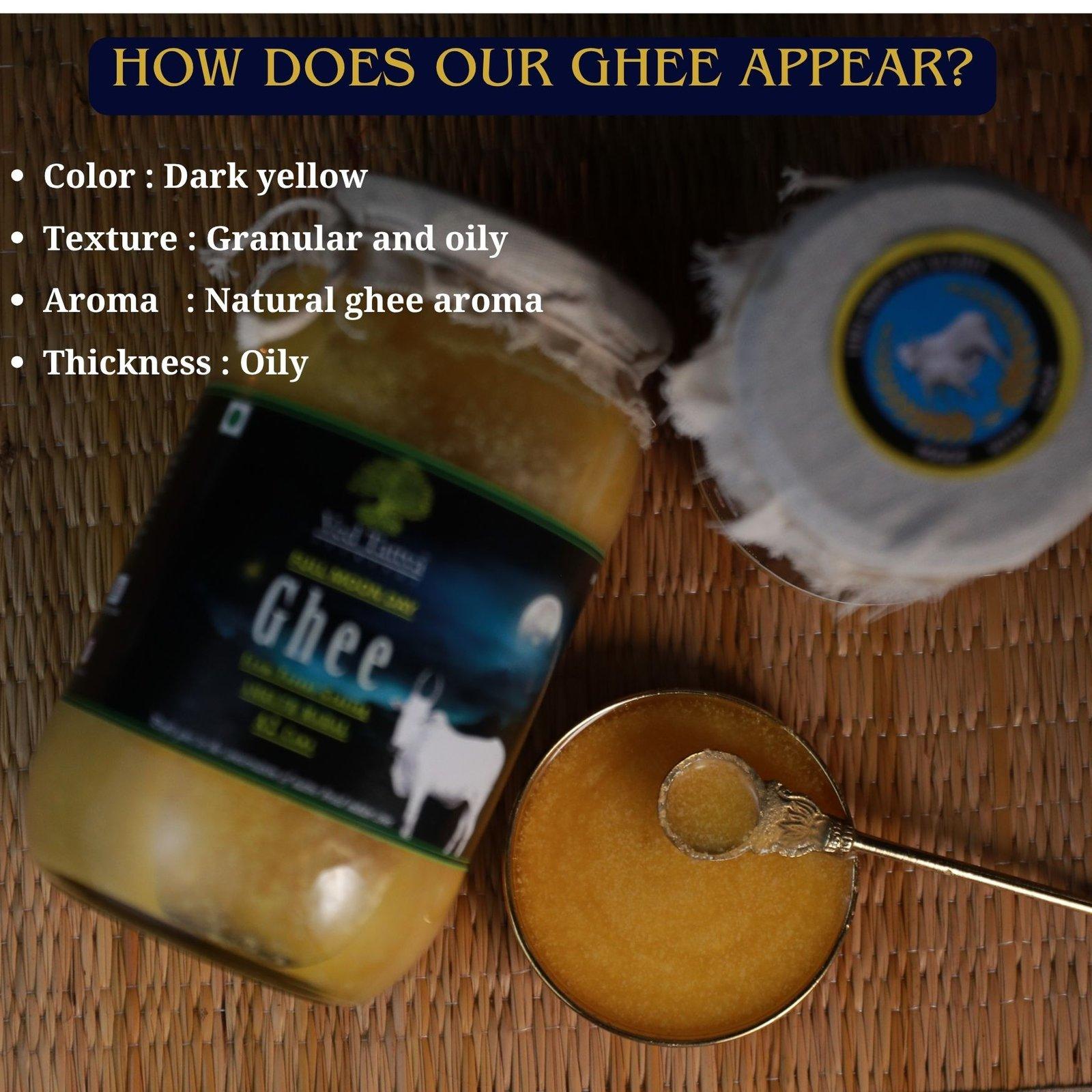 Full Moon A2 Forest grazing Amruth Mahal BILONA Cow Ghee - 1000 ML 8